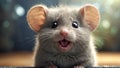 beautiful adorable animal mouse close domestic looking