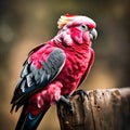 Beautiful galah cockatoo bird - ai generated image