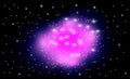 Beautiful Galaxy cluster and nebula