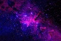 A beautiful galaxy in deep space. Elements of this image were furnished by NASA Royalty Free Stock Photo