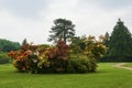 Beautiful garden around Highclere Castle, a Jacobethan style country house, home of the Earl and Countess of Carnarvon