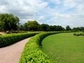 Beautiful Garden at Dhamekh Stupa massive stupa located at Sarnath in Varanasi