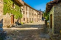 One of the beautiful streets of Rupit, in Catalonia Spain.