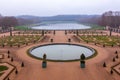 Beautiful Garden in a Famous Palace of Versailles Chateau de Versailles, France Royalty Free Stock Photo