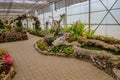 Beautiful Garden field in Greenhouse