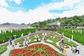 Beautiful Garden of French Village on Ba Na Hills