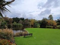 Beautiful Garden and Lake at Royal Botanic Garden Royalty Free Stock Photo