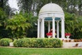 A beautiful garden in the legoland florida Royalty Free Stock Photo