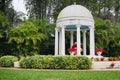 A beautiful garden in the legoland florida