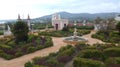 Garden of the Rococo Palace of Estoi, in the Algarve near Faro, Portugal Royalty Free Stock Photo