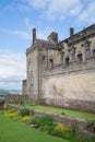 Queen Anne's garden at Stirling Castle, Scotland Royalty Free Stock Photo