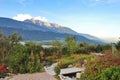 Beautiful garden in Swarovski Crystal World