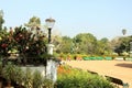 Unique Garden View of Napier Museum, India