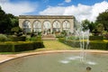 Beautiful garden at Warwick castle Royalty Free Stock Photo