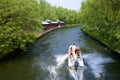 Boats in the  Zoo in Beijing, China Royalty Free Stock Photo