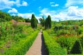 Beautiful gardens Leeds Castle Kent United Kingdom Royalty Free Stock Photo