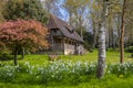 Beautiful Gardens at Leeds Castle in Kent, UK Royalty Free Stock Photo