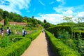 Beautiful gardens Leeds Castle Kent United Kingdom Royalty Free Stock Photo