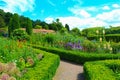 Beautiful gardens Leeds Castle Kent United Kingdom Royalty Free Stock Photo