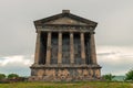 beautiful Garni temple in the mountains of Armenia, a landmark