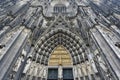 Gate of Cologne Cathedral, Germany Royalty Free Stock Photo