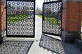 Beautiful gate to the cemetery