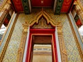 Beautiful gate at Wat Ratchabopit