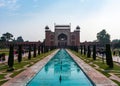 The beautiful gateway of the Taj Mahal