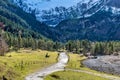 Gavarnie circus France autumn Royalty Free Stock Photo