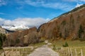 Gavarnie circus France autumn Royalty Free Stock Photo