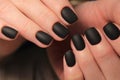 beautiful gel lacquer manicure Royalty Free Stock Photo