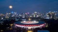 Beautiful Gelora Bung Karno at night time