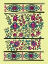 A beautiful Geometric Ornament Ethnic style border design handmade artwork pattern, vintage hand drawing Royalty Free Stock Photo