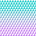 Beautiful geometric seamless pattern of white triangles on a turquoise pink background