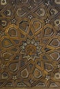 Beautiful geometric wood pattern of Arabic style. Traditional islamic art. Royalty Free Stock Photo