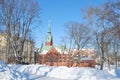 Beautiful German church in Helsinki Royalty Free Stock Photo