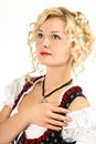 Beautiful german girl in dirndl