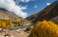 Beautiful Ghizer valley in Northern area of Pakistan Royalty Free Stock Photo