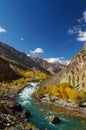 Beautiful Ghizer valley in Northern Pakistan Royalty Free Stock Photo