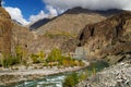 Beautiful Ghizer valley in Northern Pakistan Royalty Free Stock Photo