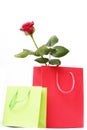 Beautiful gift box with Red rose