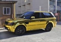 Toronto, 24th June: Beautiful Gilded Range Rover Car Royalty Free Stock Photo