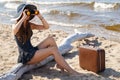 Beautiful girl on the beach Royalty Free Stock Photo