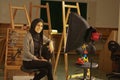 Arab woman photo session