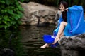 Beautiful girl in Chinese ancient dress