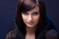 Beautiful girl in an image of a witch Royalty Free Stock Photo