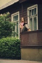 Beautiful girl reading book Royalty Free Stock Photo