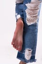 Cute girl sole and foot Royalty Free Stock Photo