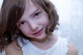 Beautiful girl of six years. Royalty Free Stock Photo