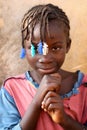 Beautiful girl in a slum in Accra, Ghana